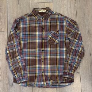 MNML Multicolor Plaid Button-Down Shirt - Medium